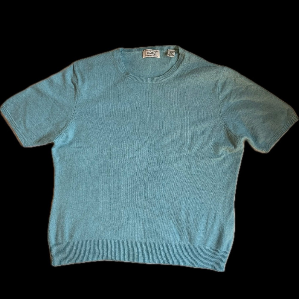 Vintage Lord & Taylor Light Blue Cashmere Sweater